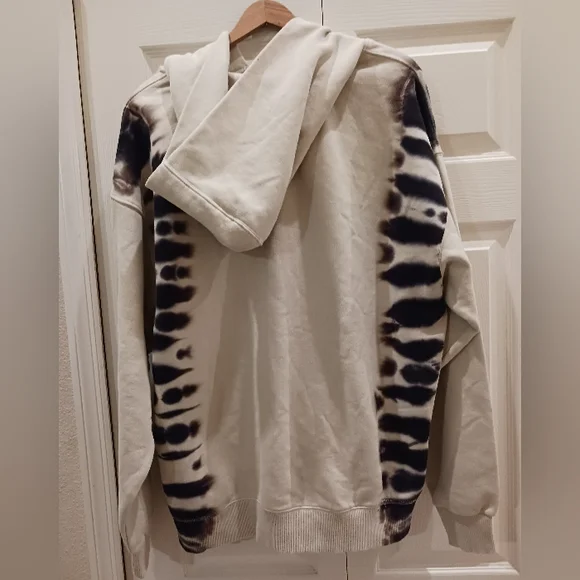 Free People Washed It's A Vibe Hoodie X-SMALL Sweatshirt Tie Dye - Picture 4 of 10